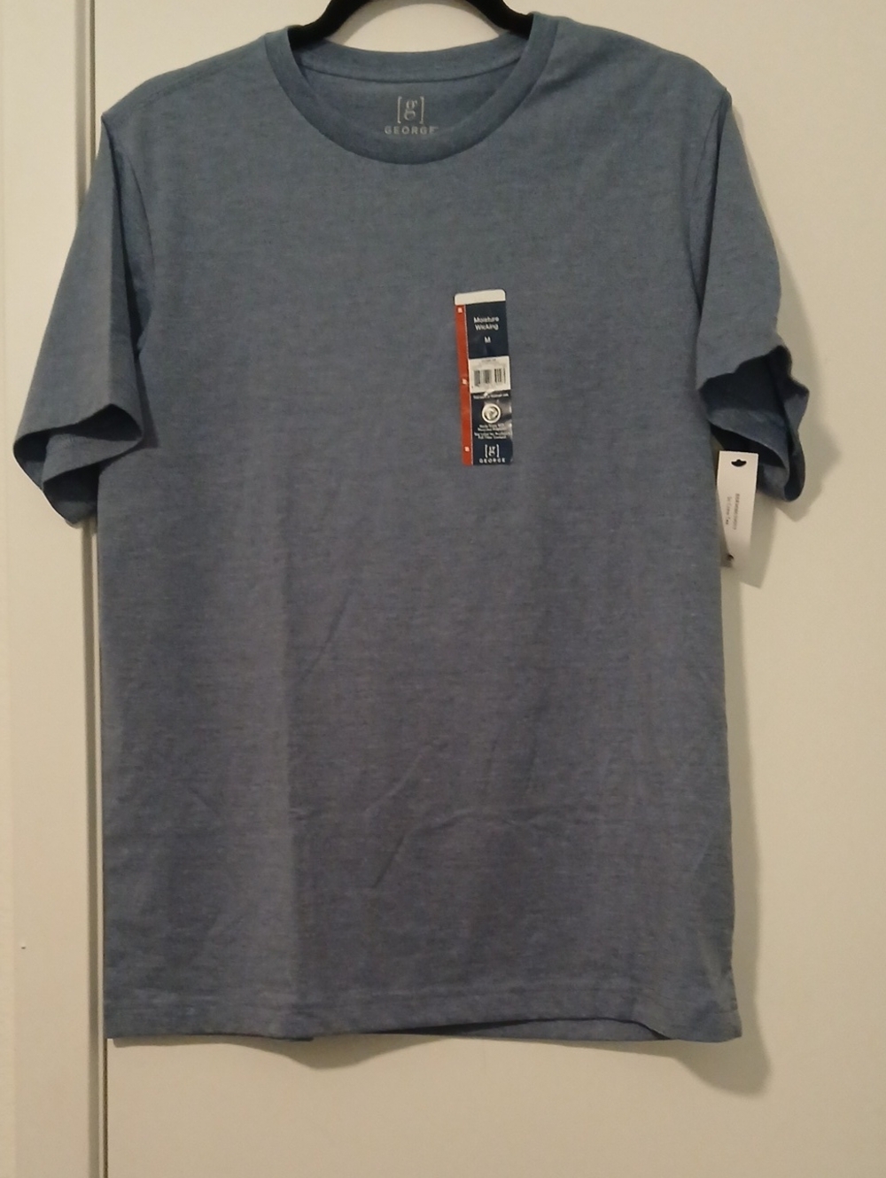 George Men’s Light Heather Blue Short Sleeve Crew Tee